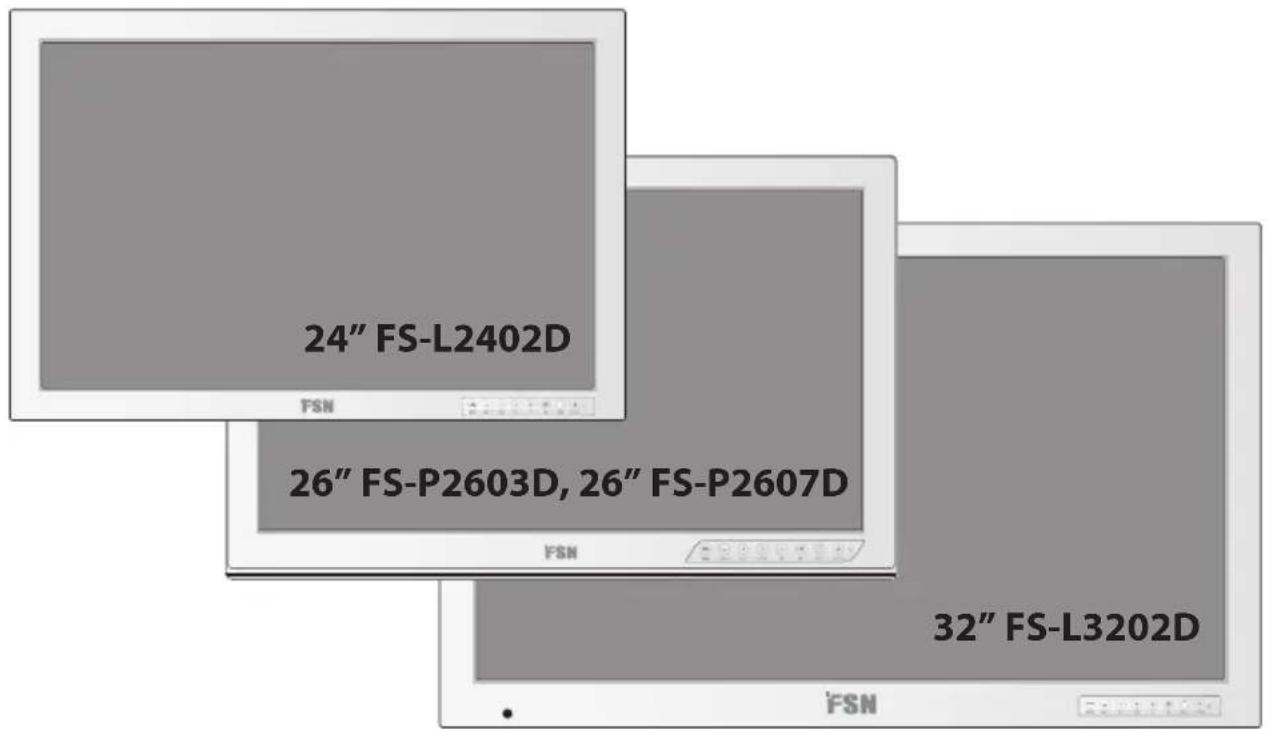 24" FS-L2402D FSN 26" FS-P2603D, 26" FS-P2607D FSN 32" FS-L3202D FSN