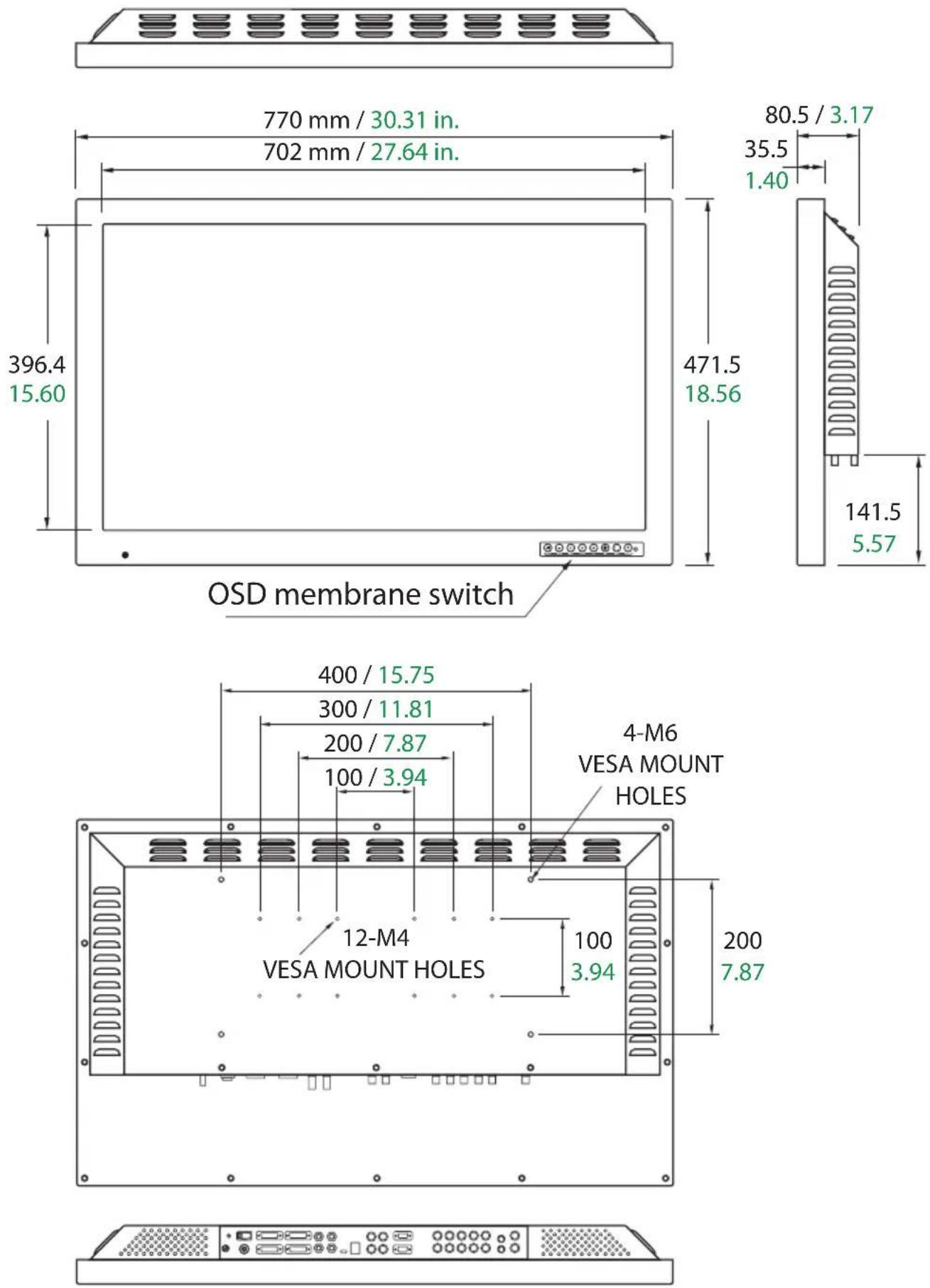 FSN FS-L3202D - Mechanical Product Drawing - 1