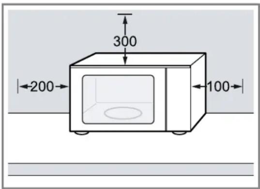 BOSCH FEL020MS2B - Safety clearances - 1