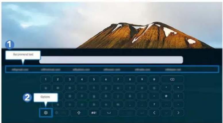 1 Recommend text 2 Options