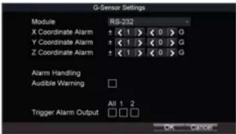 Hikvision DS-MP7608HN/GW - Configure G-Sensor Alarm - 1