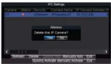 Hikvision DS-MP7608HN/GW - Delete IP Camera - 1