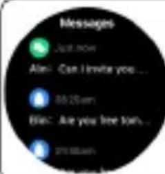 Messages Just now Aim: Can I invite you... 30:25am Bim: Are you free 10m...