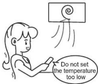 Do not set the temperature too low