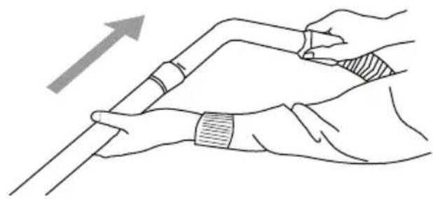 Coline VC-H4513ES-13 - Attaching the suction tube and floor brush - 2