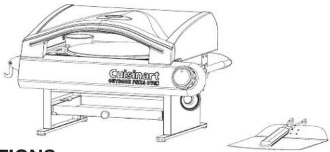 CUISINART CPO-600 - Alfrescamoré Outdoor Pizza Oven - 1