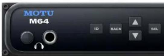 MOTU M64 ID BACK SEL
