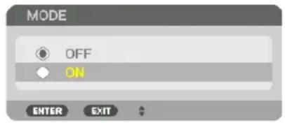 MODE OFF ON ENTER EXIT
