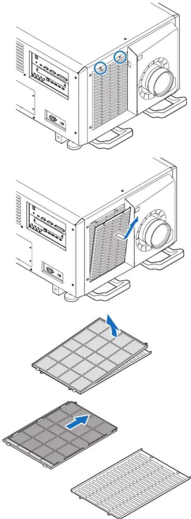 NEC PH2601QL - Remove the air filter. - 1