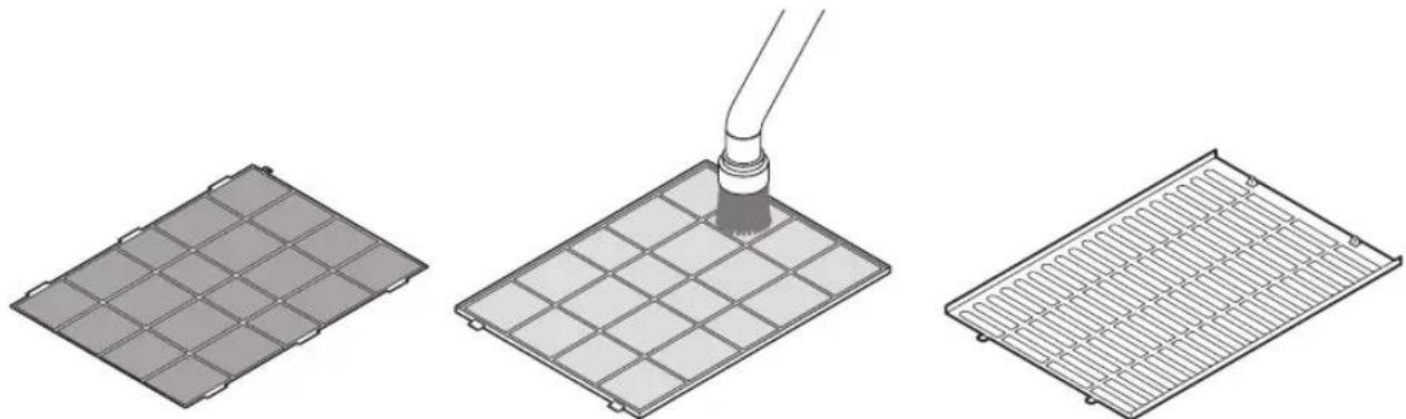 NEC PH2601QL - Clean all the dust from the filters using a vacuum cleaner. - 1