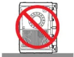 Diagram of a safe with a prohibition symbol crossed out, indicating no protection or exclusion.