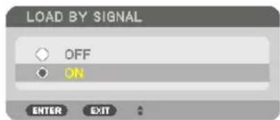 LOAD BY SIGNAL OFF ON ENTER EXIT