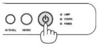 AUTO ADL SOURCE LAMP STATUS POWER