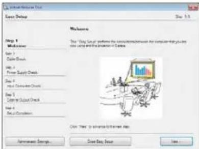 Logic Break Step 1 Logic Step 2 Color Check Step 3 Power Supply Check Step 4 Input Customer Check Step 5 Center Output Check Step 6 Reset Completion Logic Breaks Show Step 1 to minimize the Number of Options Add or Remove Settings... Show Data Entry View...