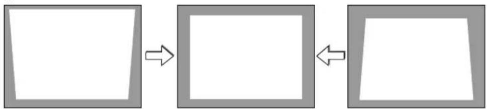 NEC VE282X - Correcting Keystone Distortion - 1