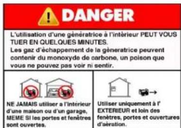 Lifan Energy Storm 5700E - Generator Safety - 2