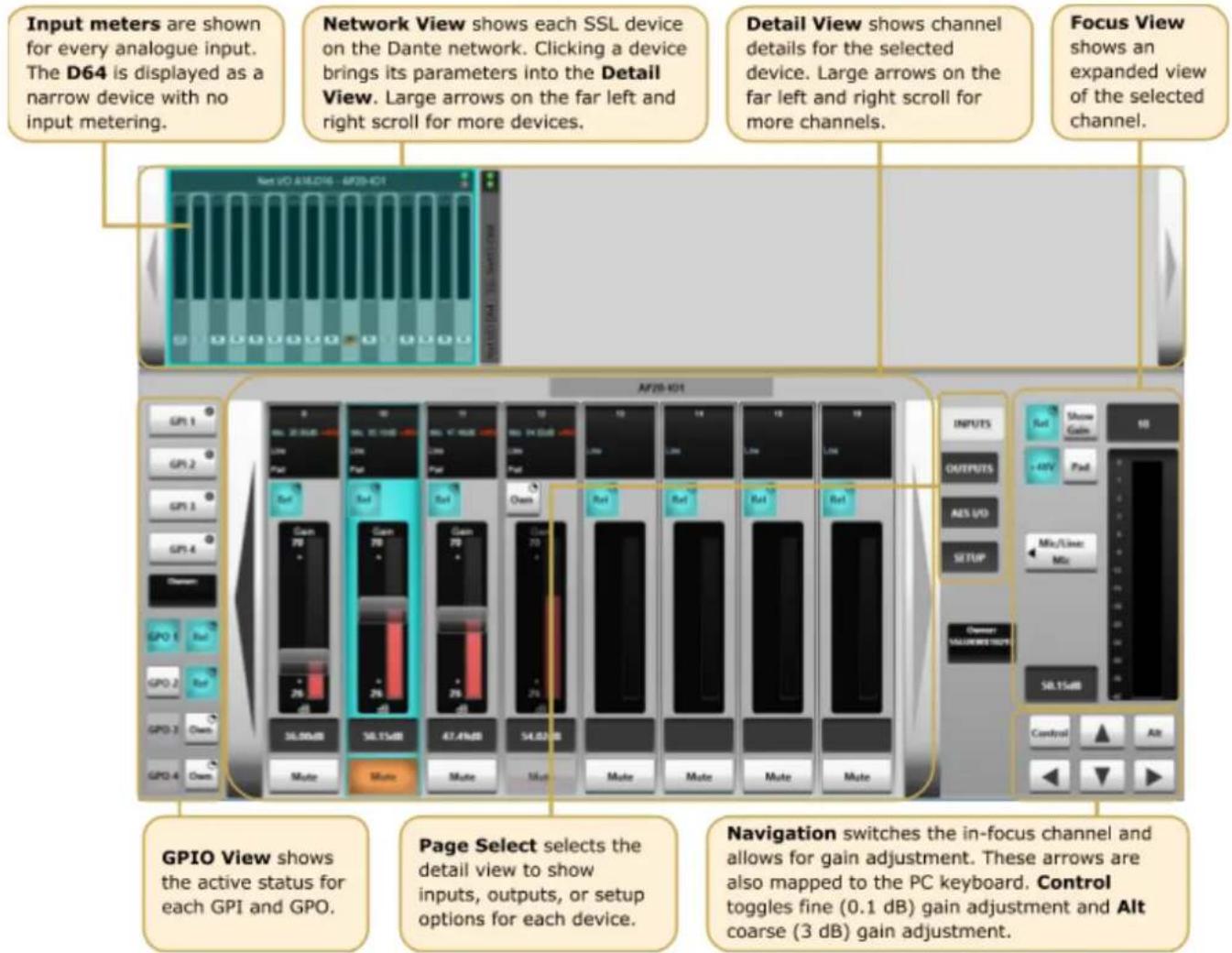 Solid State Logic D64 - The GUI - 1