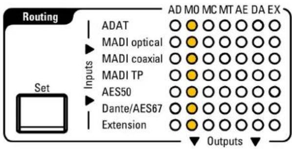Appsys ProAudio SRC-64 - Select the async output - 2