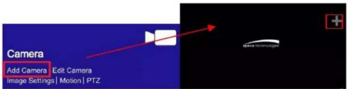 Camera Add Camera Edit Camera Image Settings | Motion | PTZ