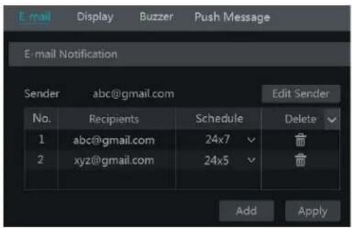 Speco Technologies H16HRLN - E-mail Configuration - 2