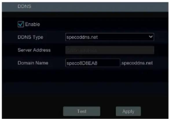 Speco Technologies H16HRLN - DDNS Configuration - 1