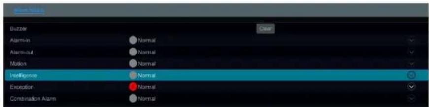 Speco Technologies H16HRLN - View Alarm Status - 1