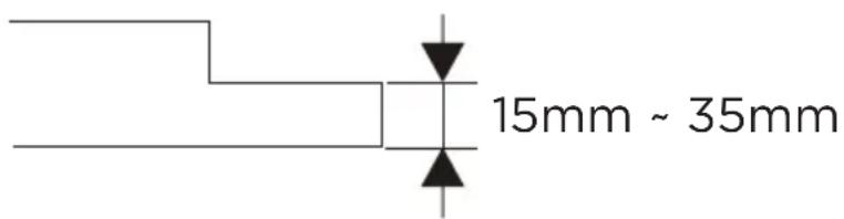 15mm ~ 35mm