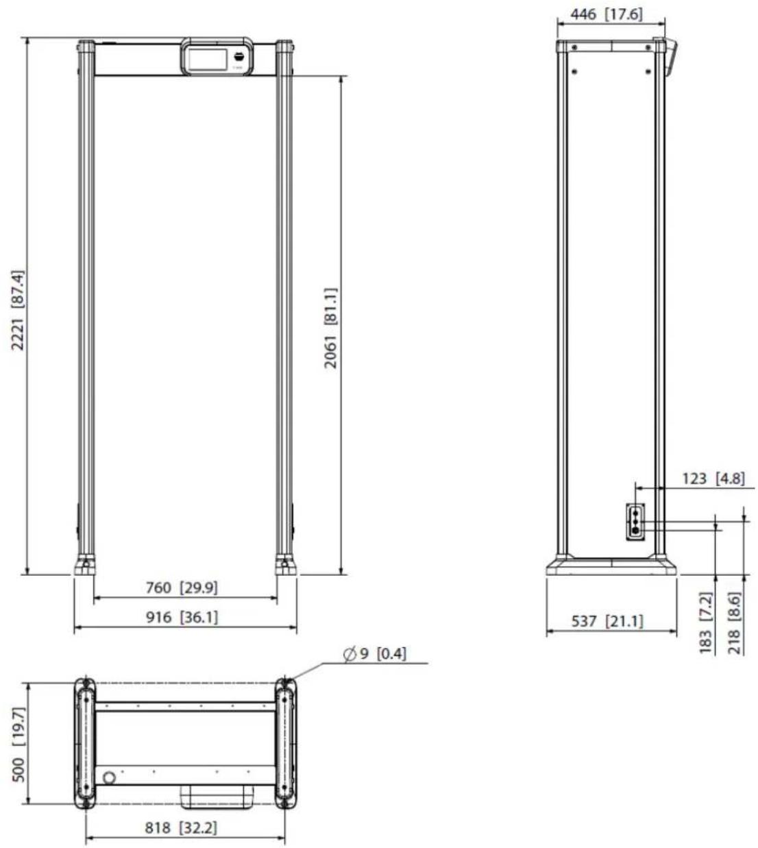 Dahua Technology ISC-D718-S2 - Dimensions - 1