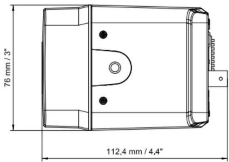 76 mm / 3" 112,4 mm / 4.4"