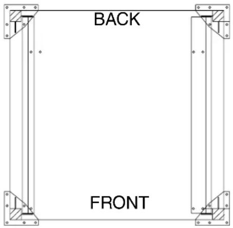 Hobart HEC501 - ASSEMBLING THE STAND TO THE OVEN - 1