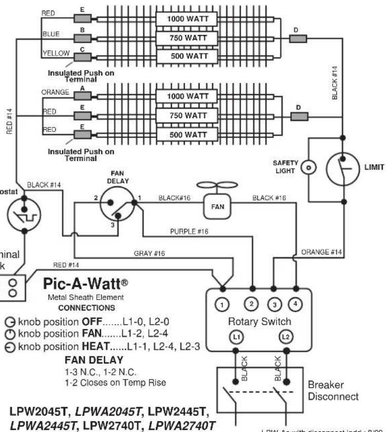 KING LPWA2445-TP-W - Field Wattage Selection - 3