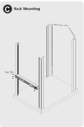 C Rack Mounting Back FOL HOT