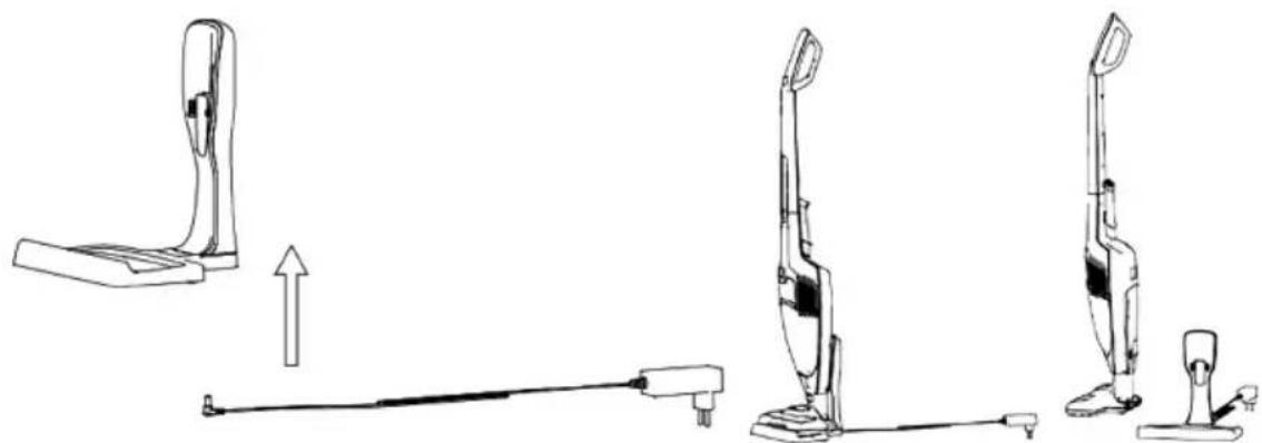 Kubo KBVVC4113 - Charging the Vacuum Cleaner - 1