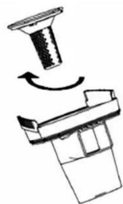 Kubo KBVVC4113 - Cleaning the dust container and filters - 4