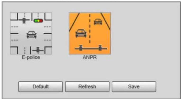 E-police ANPR Default Refresh Save