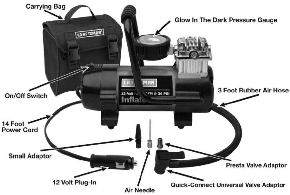 Craftsman 75122 - Know your Inflator - 1