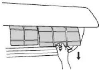 FUJITSU ASGA12CLWA - Remove filter - 1