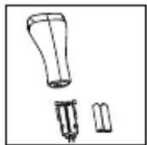 REMINGTON Silky S2 Lady Shaver WF2000AU - How to Remove the Batteries from the WF2000AU (See diagrams to right) - 3