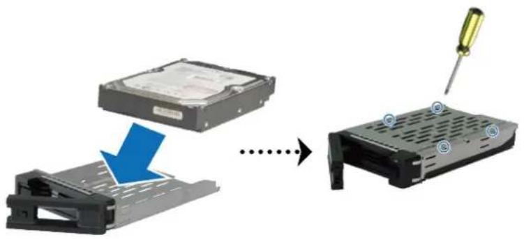 SYNOLOGY RackStation RS28221RP+ - Install Drives - 2