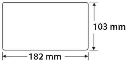 103 mm 182 mm