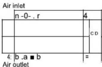 Air inlet n -0-. r 4 4: b .a ■ b = Air outlet