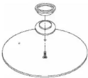 SINBO SP 5210 - KAPAK TUTMA KOLU MONTAJI - 1