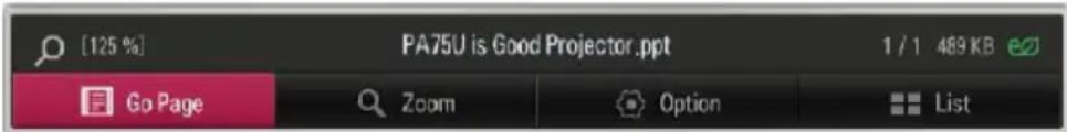 [125 %] PA75U is Good Projector.ppt 1 / 1 489 KB Go Page Zoom Option List