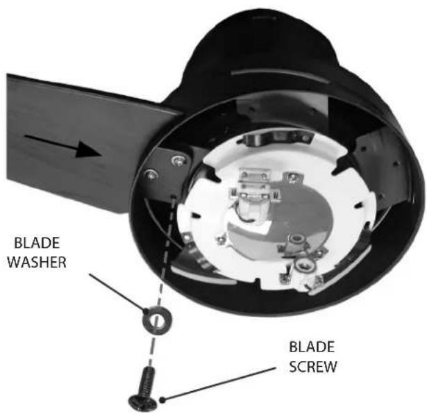 BLADE WASHER BLADE SCREW