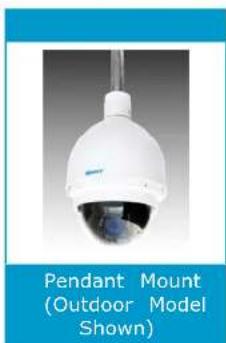 Verint V3320FDW-DN - V5620PTZ-18ID-C/V5620PTZ-30ID-C Indoor PTZ - 3