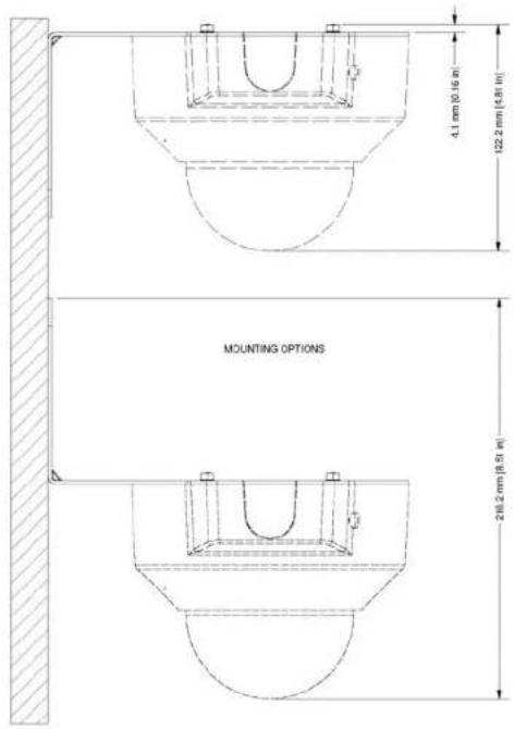 4.1 mm (0.16 in) 122.2 mm (4.81 in) MOUNTING OPTIONS 2.66 2 mm (0.51 in)