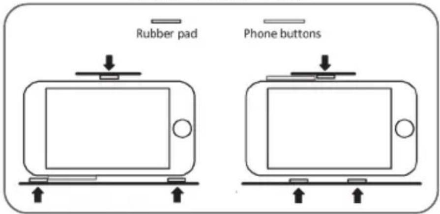 Rubber pad Phone buttons