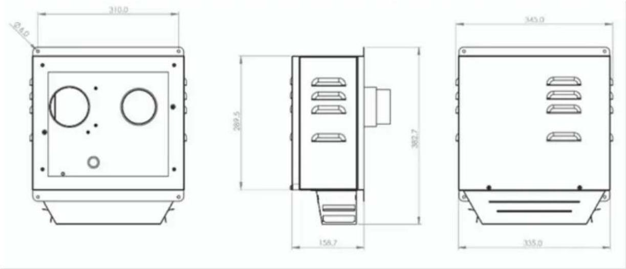 Real Flame Inspire 1100 - DIMENSIONS - 5