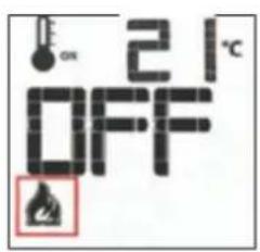 E ON 21°C OFF