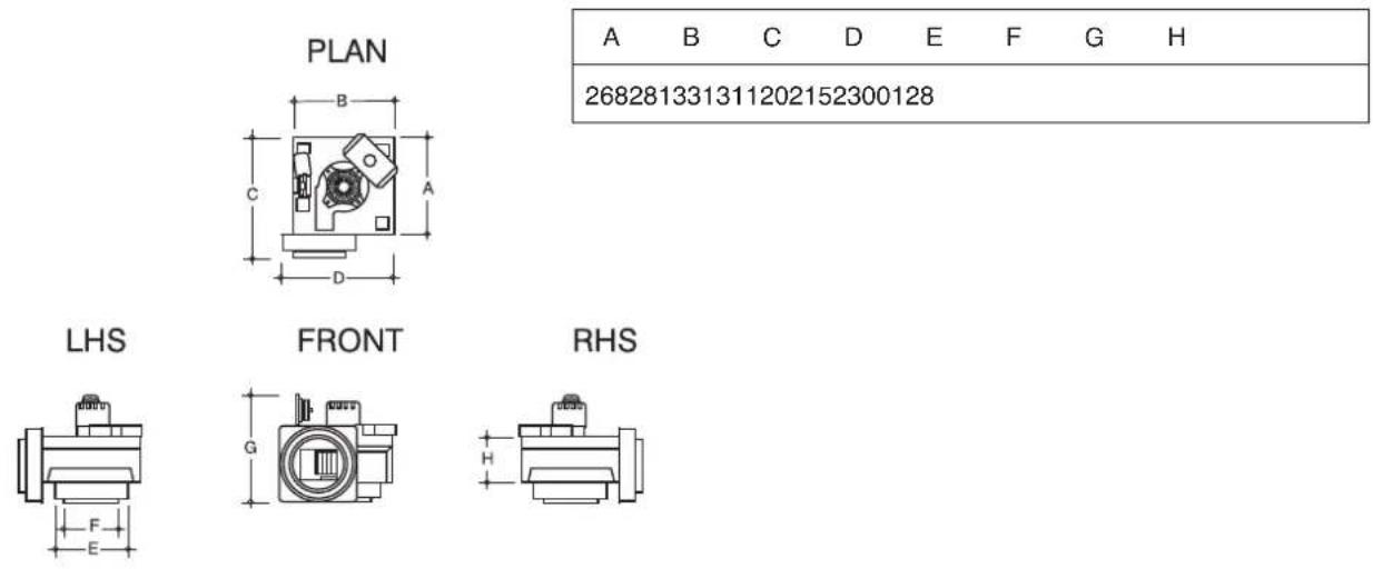 Real Flame Hybrid 1500 - Internal Power Flue Motor - 1